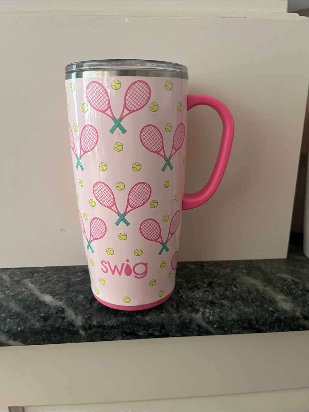 Swig Clear Travel Tumbler Lid - Transparent Top